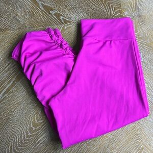 KOS USA Purple Crop Leggings M
